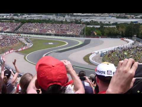 Catalogne moto gp 2014 départ