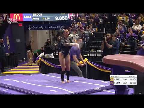 KJ Johnson Vault LSU vs Missouri 2023 9.900