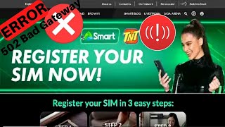 ERROR IN SMART SIM REGISTRATION