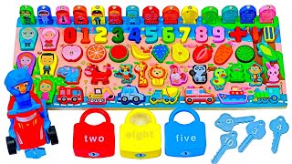 Learning Colors & Numbers for Toddlers | Count to Ten | Preschool Learning Videos