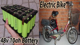 How to make 48v 10Ah Battery Pack For Electric Bike V2