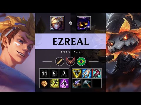 Ezreal Mid vs Veigar - BR Grandmaster Patch 25.12