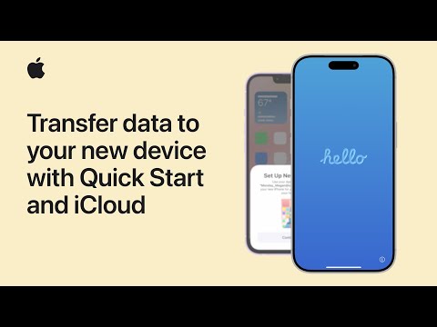 How to transfer data to your new iPhone or iPad using Quick Start and iCloud | Apple Support