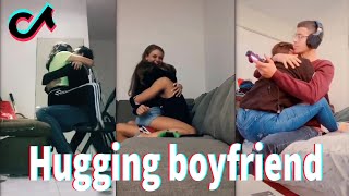 Hugging boyfriend while he&#39;s playing video game TikTok Compilation #1