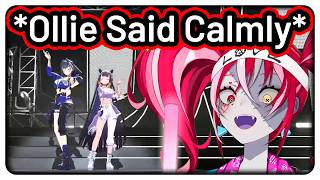 Ollie’s Reaction to Ina and Kronii’s Song Choice at HoloEN 4th Concert Is Priceless【Hololive ID】