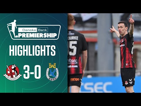 Crues keep pace against 10-man Swifts | Crusaders 3-0 Dungannon Swifts | Irish League Highlights