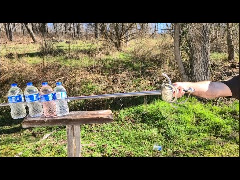 Cold Steel Ribbed Shell Swept Hilt Rapier | Rough Cuts
