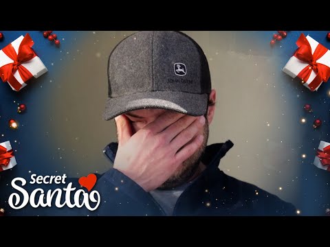 A young man raising his niece & nephew after a tragic accident gets a Secret Santa surprise