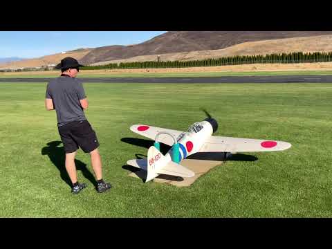 Warbirds over Wenatchee 2021: Mitsubishi A6M3-22 Zero Meister-Scale