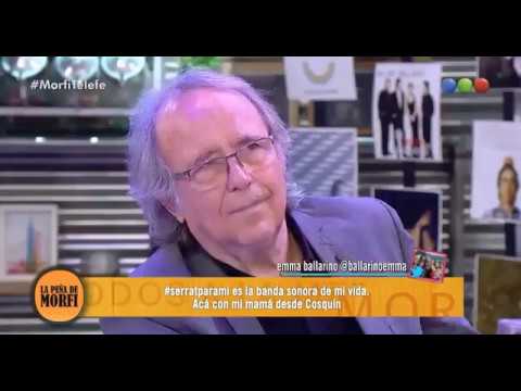 Pennisi canta a Serrat en Morfi Telefé