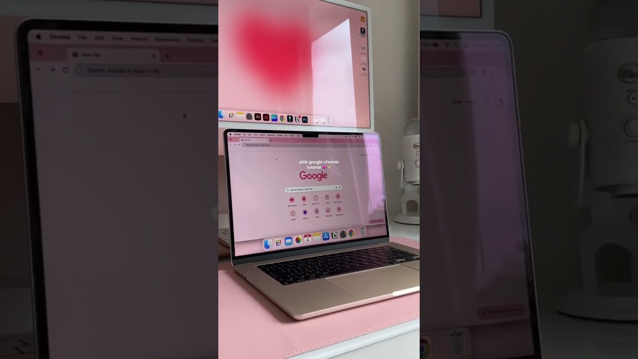 Pink Google Chrome Tutorial 💘#macbookair