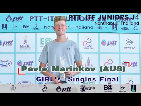 PTT ITF JUNIORS J4 Boy's Singles Final - Pavle Marinkov (AUS) vs Rethin Pranav Senthil Kumar (IND)