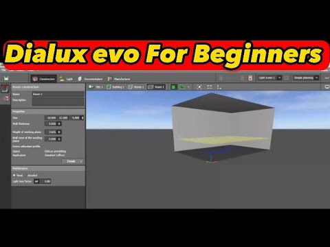 Dialux evo | Dialux evo tutorial For Beginners Part 1 | Dialux Software | Dialux Evo Tutorial