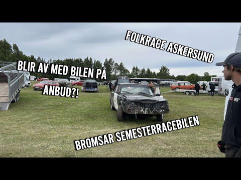 FOLKRACE ASKERSUND & BROMSAR SEMESTERRACE BILEN | Racevlogg #020