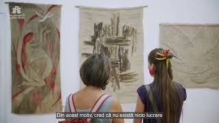 Vernisajul bilingv al expoziției comemorative de tapiserii, Gazdáné Olosz Ella