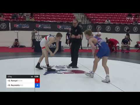 57 Kg Cons Semis - Gavin Rangel, Newberg High School Wrestling Vs Braylon Reynolds, Red Cobra Wres