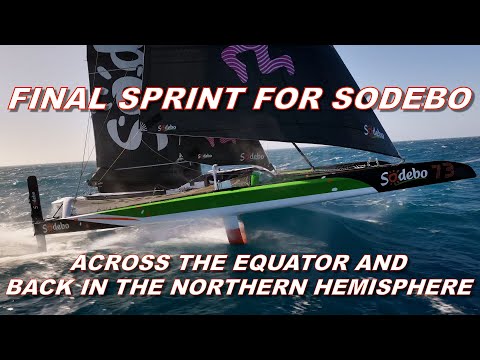 Final sprint for the Jules Verne Trophy record - Sodebo crosses equator to the northern hemisphere