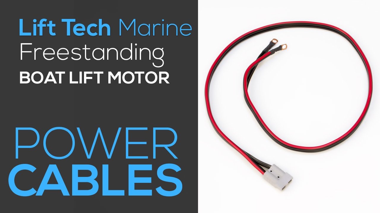 Power Cables for Lift Tech Marine DC Boat Lift Motors