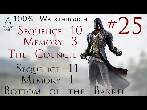 Assassin's Creed Unity - 100% Walkthrough Part 25 - Sequence 10 Memory 3/Sequence 11 memory 1