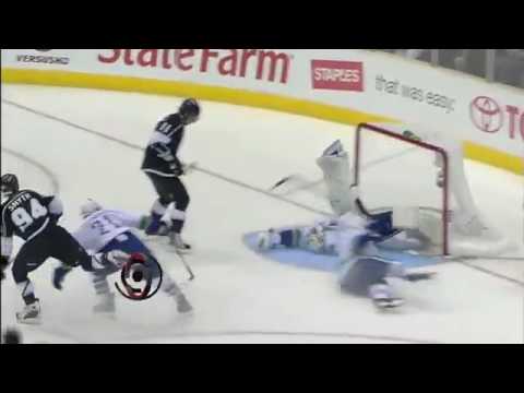 NHL Playoffs, Luongo Makes Crazy Save vs. Kings April 25, 2010