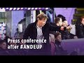 Press conference after #ANDEUP
