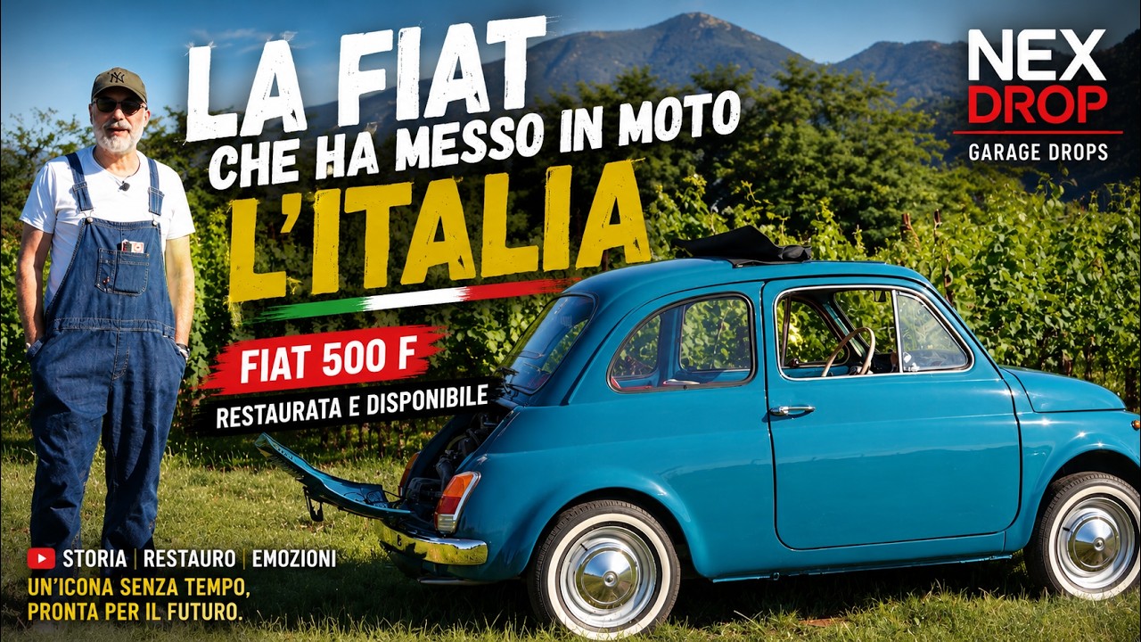 LA FIAT CHE HA MESSO IN MOTO L' ITALIA | FIAT 500 F RESTAURATA E DISPONIBILE | VERSIONE ITA