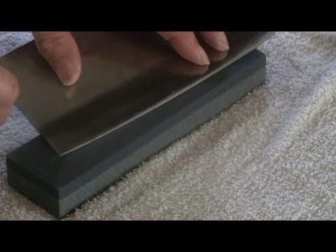 How To Sharpen A Knife  (Cleaver Knife Sharpening)