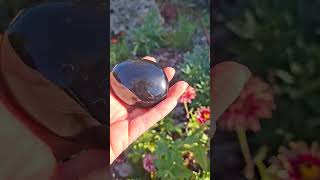 Obsidián duhový hmatka 140g