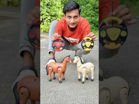 2 Gu Rc Gora and Remote wla Horse dekhlo #shortsfeed