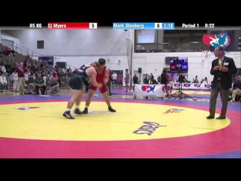 GR 85 KG - QF - C.J. Myers (USMC) vs. Mark Stenberg (NYAC)