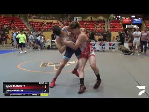 152 Lbs Cons. Round 3 - David Burchett, CO Vs Diego Barron, TX E5ad