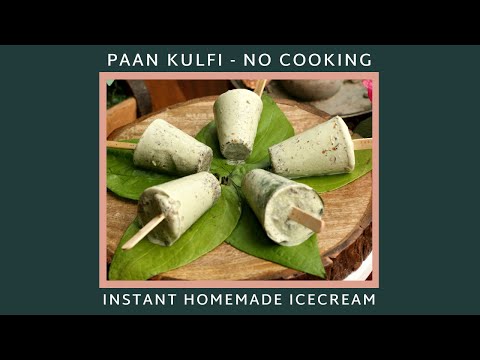 #SHORTS | Homemade Paan Ice Cream Kulfi | Sushmita's Diaries