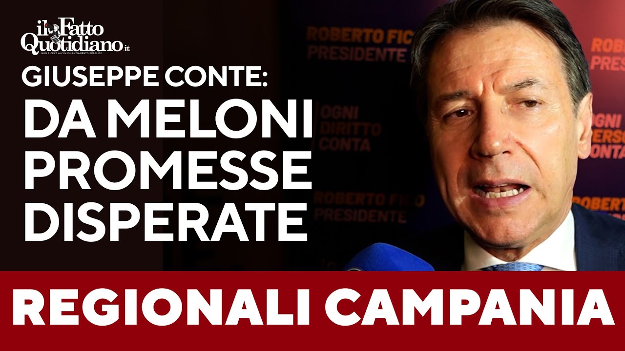 Conte: "Da Meloni promesse disperate", poi l'attacco sull'autonomia differenziata