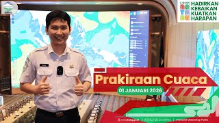 BMKG: Waspada Cuaca Ekstrem 1 Januari 2026, Jawa & Sumatera Siaga Hujan Lebat!