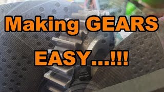 Gears making made simple...  4 actual examples, of dividing principles...
