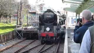 preview picture of video 'West Country Class Light Bulleid Pacific 34028 Eddystone'