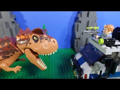Lego Jurassic World Fallen Kingdom Carnotaurus Gyrosphere Escape