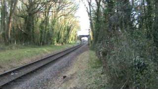 preview picture of video 'West Somerset Railay Spring Gala 2009 A4 Pacific 60019 Bittern Leaves Bishops Lydeard for Minehead'