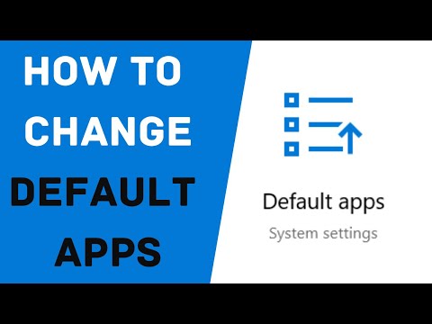 How To Change Default Apps or Programs In Windows 10