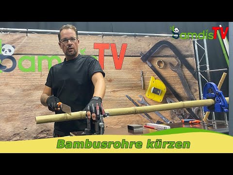 Bambusrohre einfach kürzen - das musst du wissen! 💡