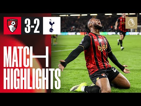 Semenyo curls in last minute BEAUTY to give Cherries a MASSIVE victory | AFC Bournemouth 3-2 Spurs