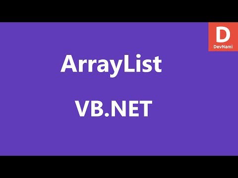VB Net ArrayList