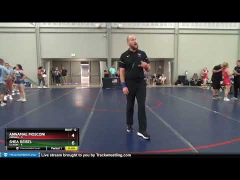 112 Lbs Round 3 (8 Team) - AnnaMae Mosconi, Indiana Vs Shea Reisel, Illinois 9f40