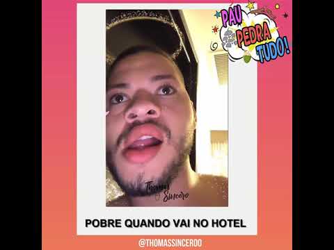 POBRE NO HOTEL - THOMAS SANTANA
