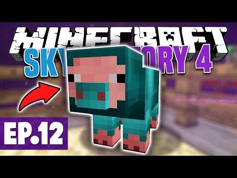 Minecraft Sky Factory 4 - RESOURCE HOG AUTOMATION! #12 [Modded Questing Skyblock]