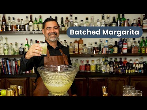 The Best Batched Margarita Recipe for Parties