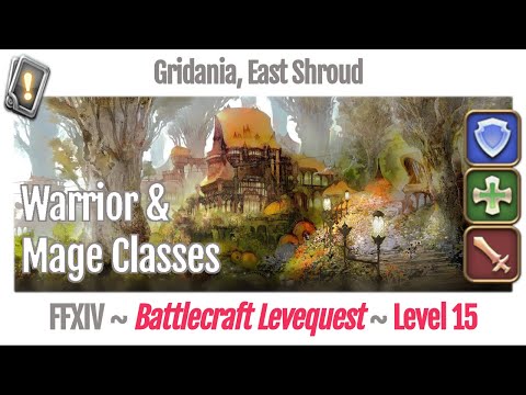 FFXIV Battlecraft Leves Level 15 - Gridania, East Shroud - A Realm Reborn