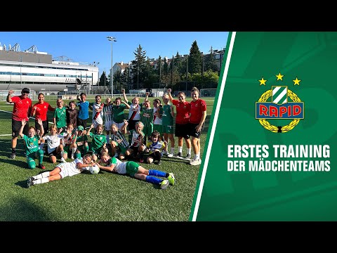 Das erste Training unserer Mädchenteams