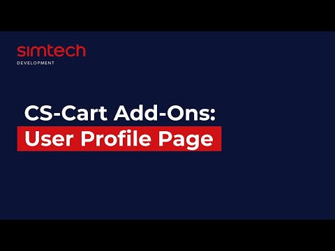 CS-Cart add-ons: User Profile Page