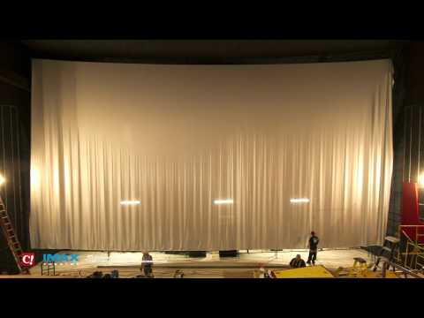 IMAX Screen Installation Timelapse at Celebration! Cinema Crossroads